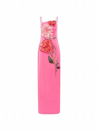 Leo Lin - Arianna Applique Floral Maxi Dress
