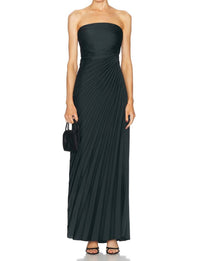 A.L.C. - Bianca Strapless Pleated Maxi Dress