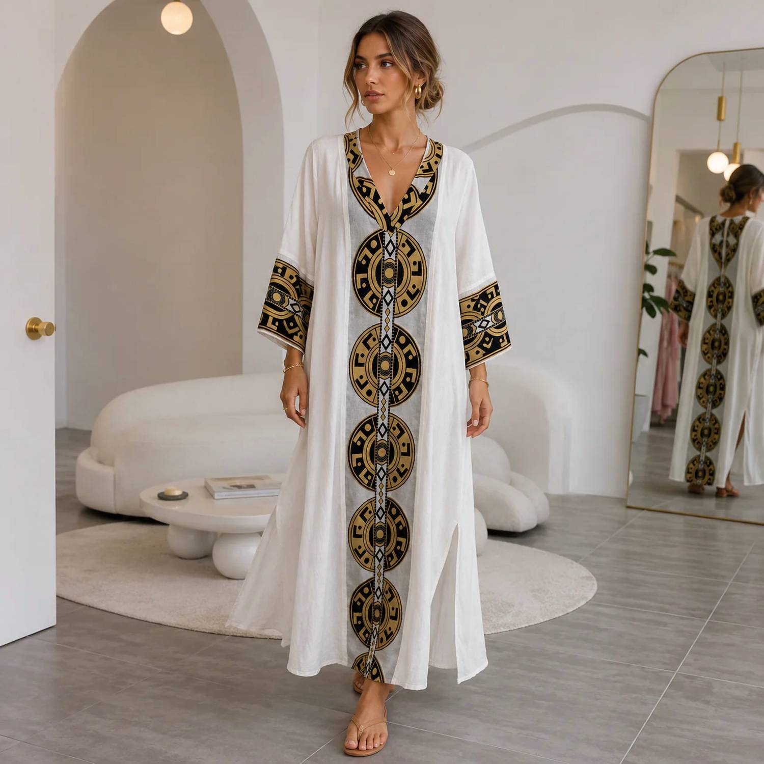 Mystery Resort - Noir Sol Kaftan