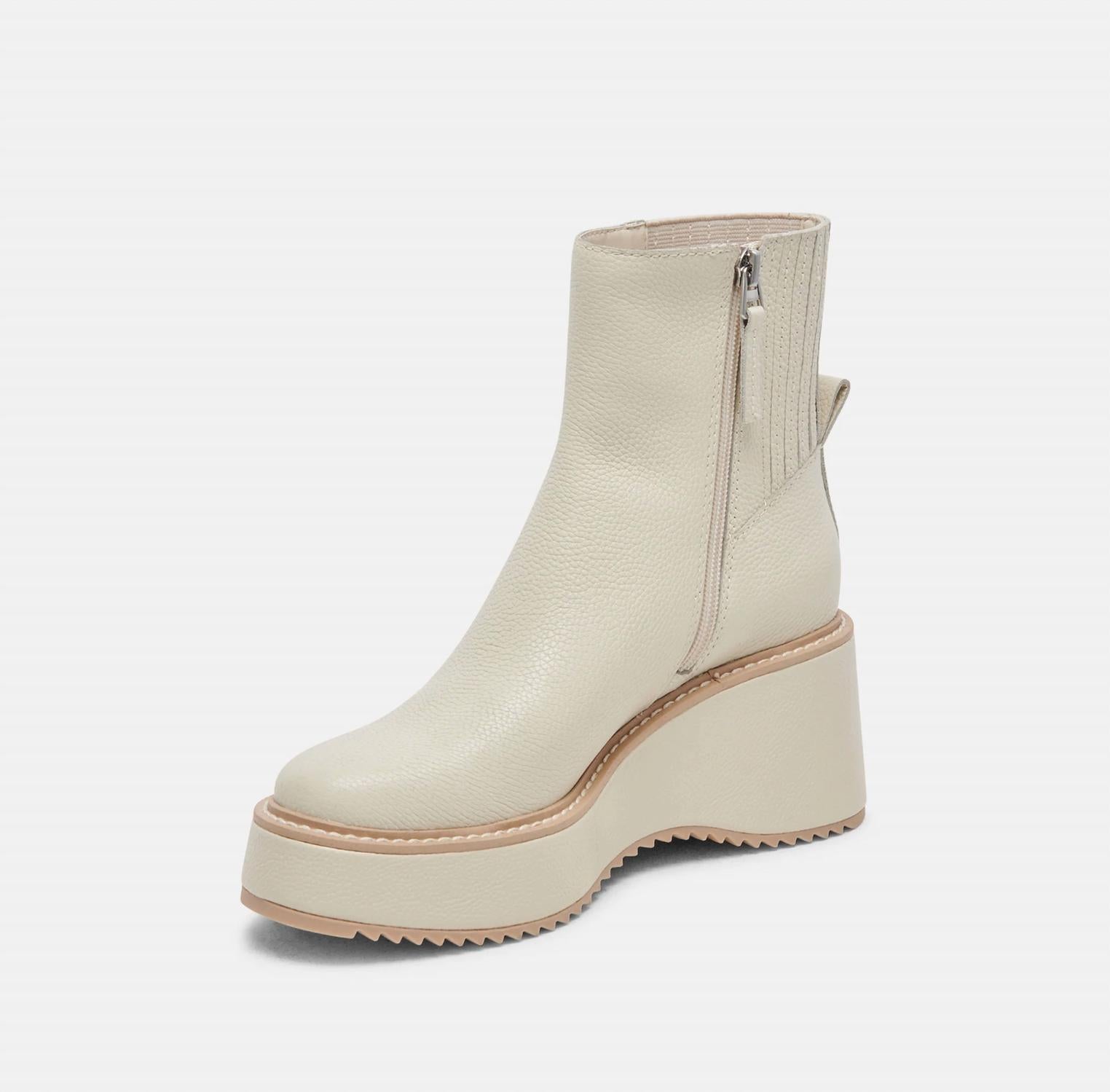 Dolce Vita Women's Hilde Boots in ivory - women's shoe - alternate view