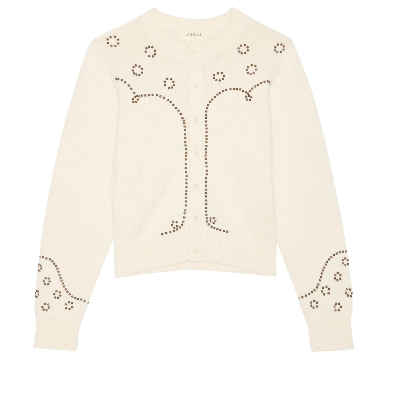 The Great. - Studded Cardigan