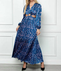 Slamia - Blossom Cutout Maxi Dress