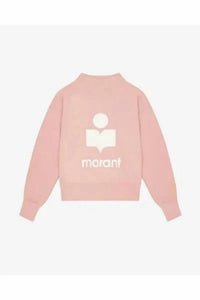 ISABEL MARANT Women's Moby Long Sleeve Sweatshirt in ecru pink - women's top - view 4