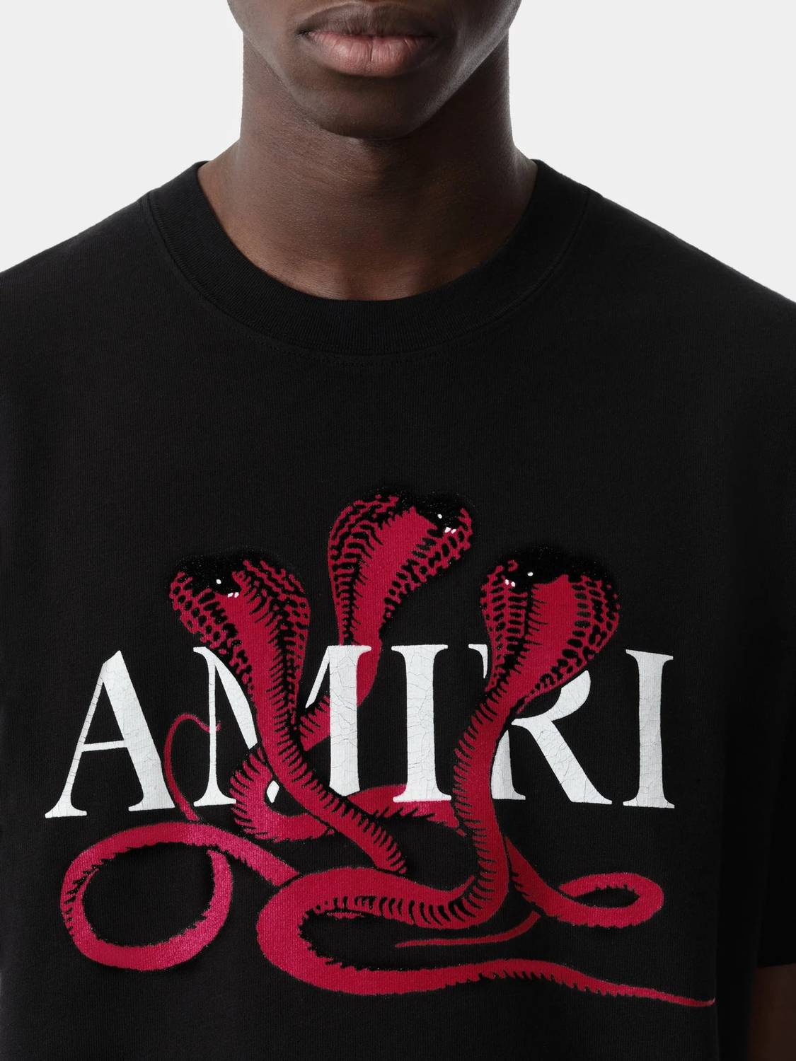 Amiri - Men's Snake Short Sleeve T-shirt