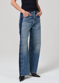Citizens Of Humanity - Ayla Baggy Tuxedo Stripe Jeans