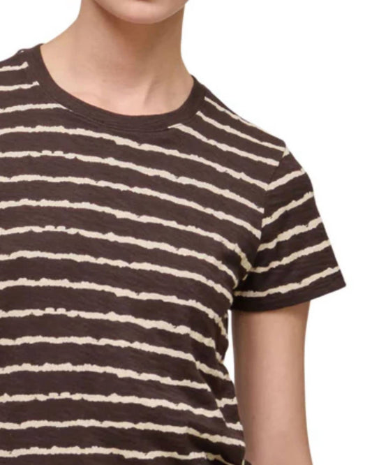 Atm - Striped Crewneck Tee