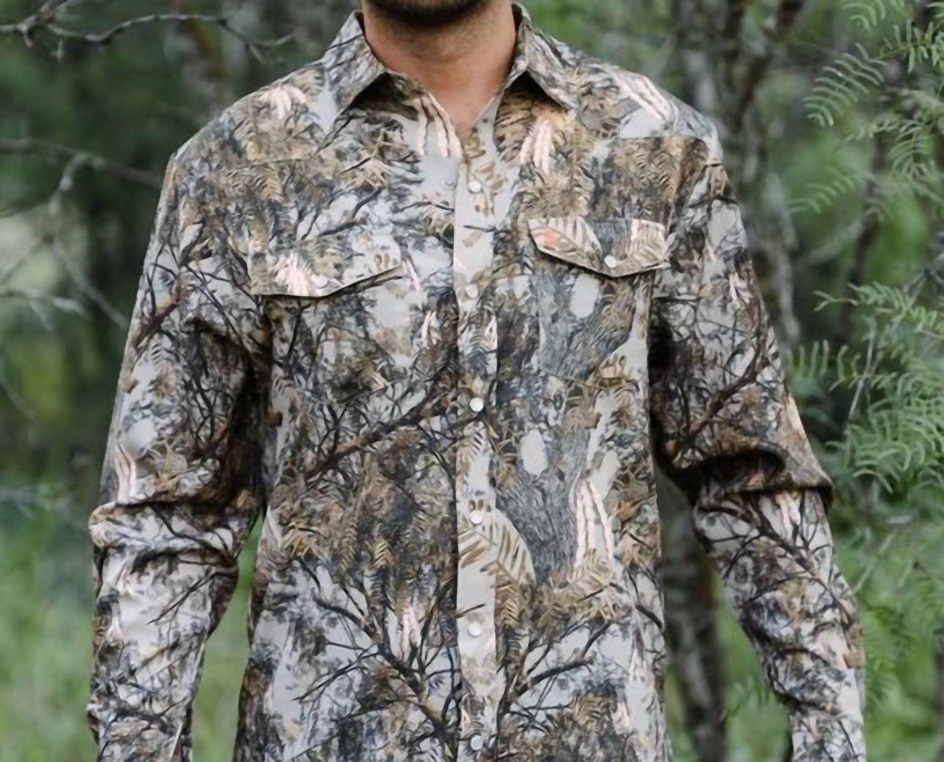 Raised By Coyotes - Men's Mesquite Pearl Snap Shirt