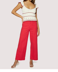 LOST + WANDER Rio Escape Top in cream - women's tank top - alternate view