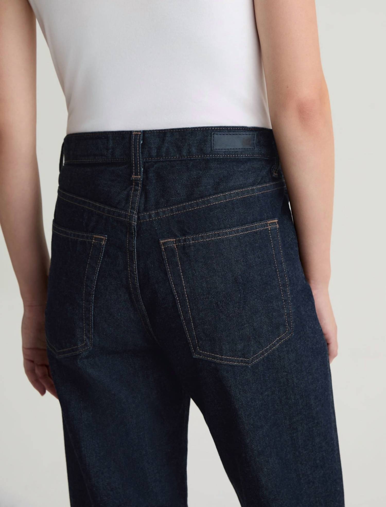 AG Jeans Brinley Straight Leg Jeans in moonrise - women's jeans - view 6