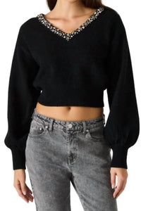 Steve Madden - Evilyn V-neck Sweater