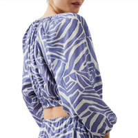 Rails Women's Katia Top in island waves - women's blouse - alternate view