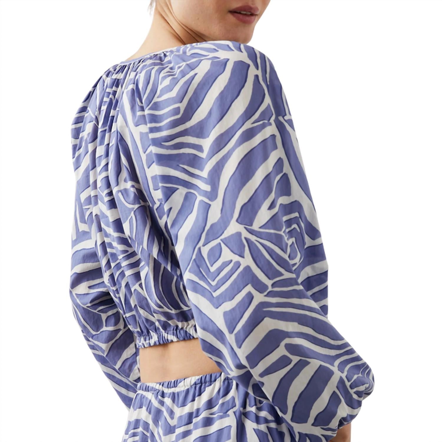Rails Women's Katia Top in island waves - women's blouse - alternate view