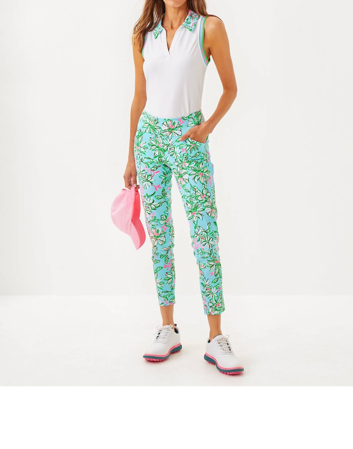 Lilly Pulitzer Upf 50+ Corso Pants in sun of a bun - women's pants