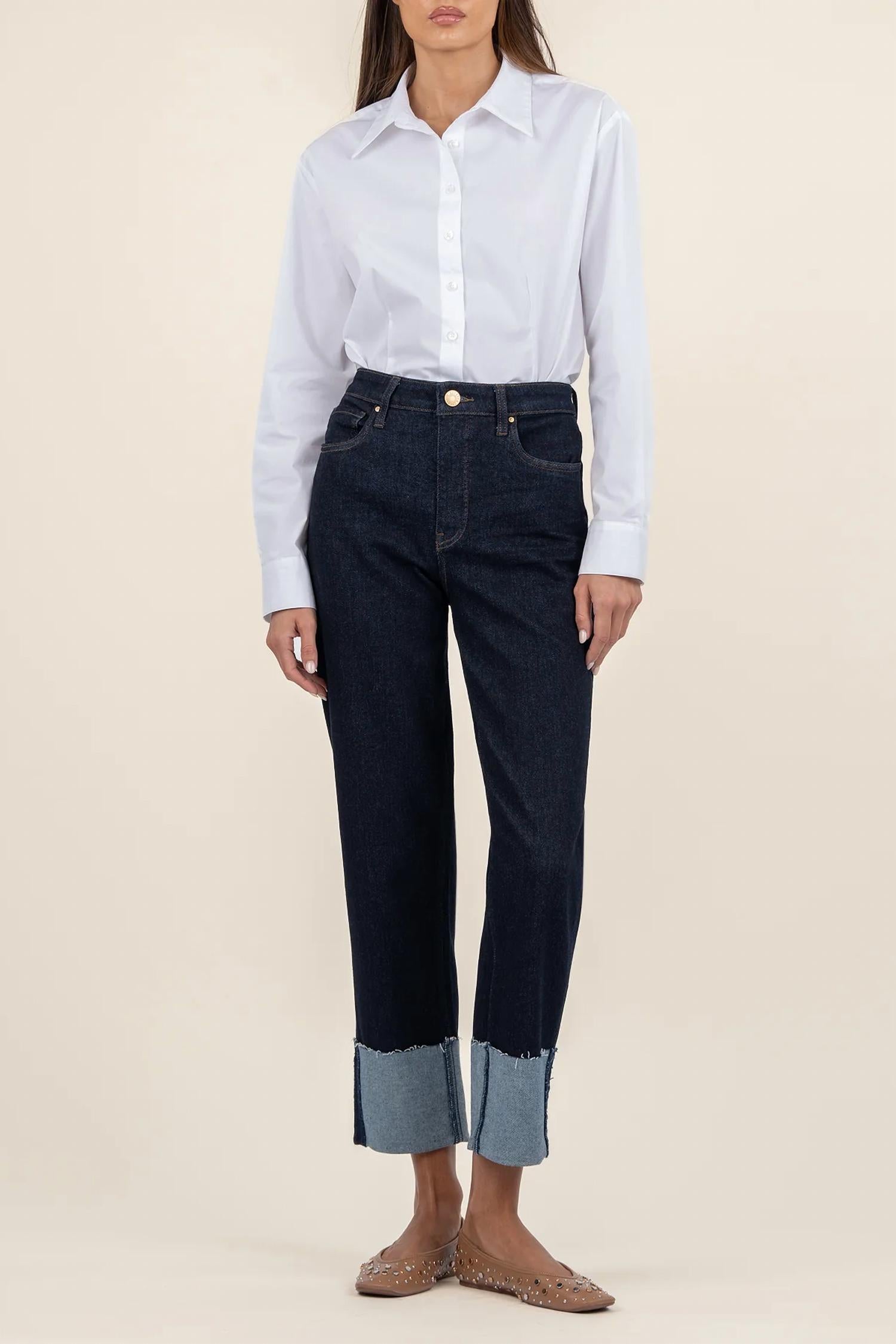 Kut From The Kloth - Fay High Rise Straight Leg Jeans