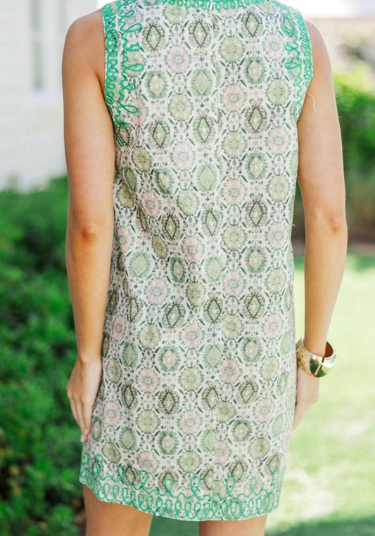 Voy - Kaleidoscope Embroidered Shift Dress