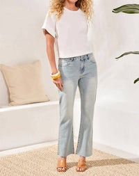 Tribal - Sophia Curvy 90s Straight Leg Denim Jean