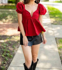 Buddylove - Houston Puff Sleeve Top