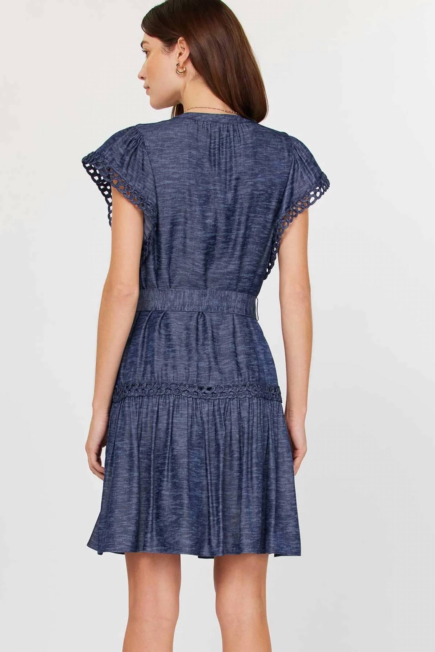 Current Air - Angela Embroidery Mini Dress