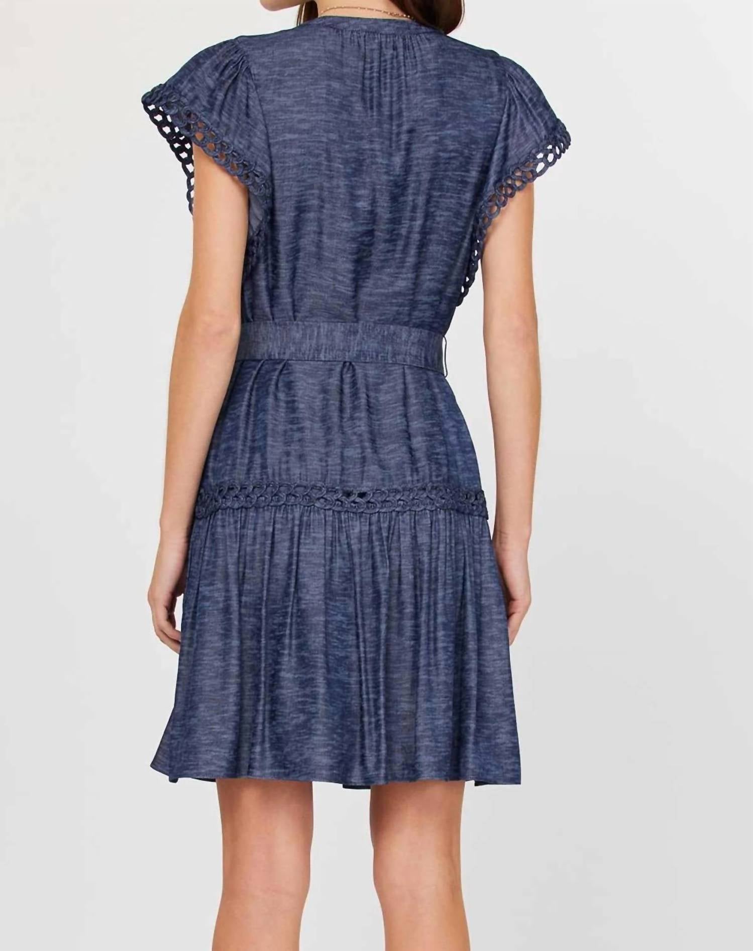 Current Air - Angela Embroidery Mini Dress