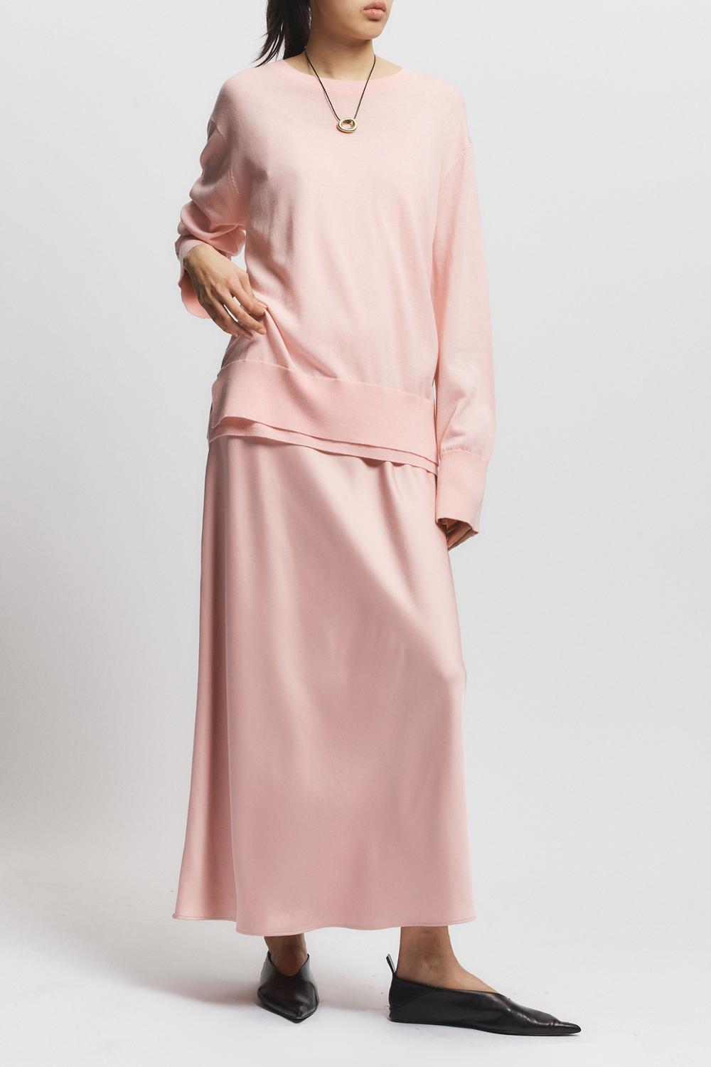 Saint Art - Talia Charmeuse Maxi Skirt