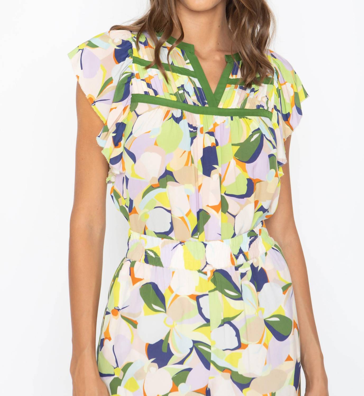 Caballero - Ava Retro Flower Top