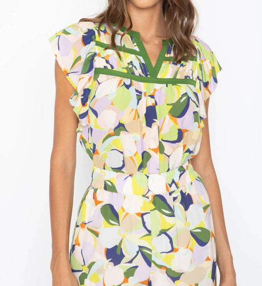 Caballero - Ava Retro Flower Top