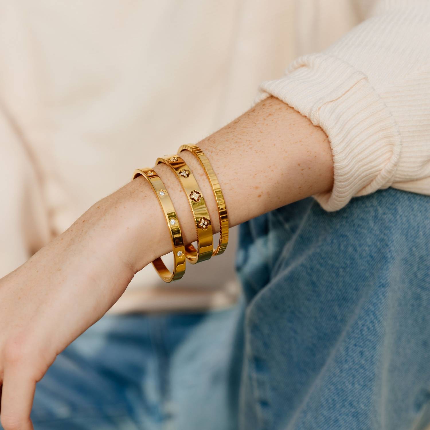 Sahira Jewelry Design - Women's Elsie Eternity Bracelet