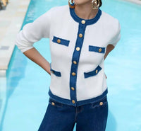 Frank Lyman - Tivra Textured Knit Cardigan