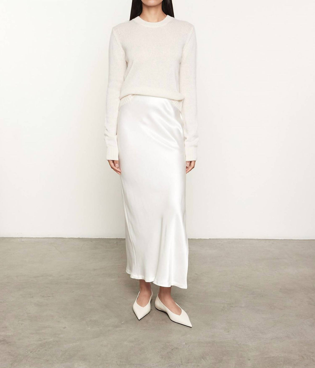 Enza Costa - SATIN BIAS CUT SKIRT
