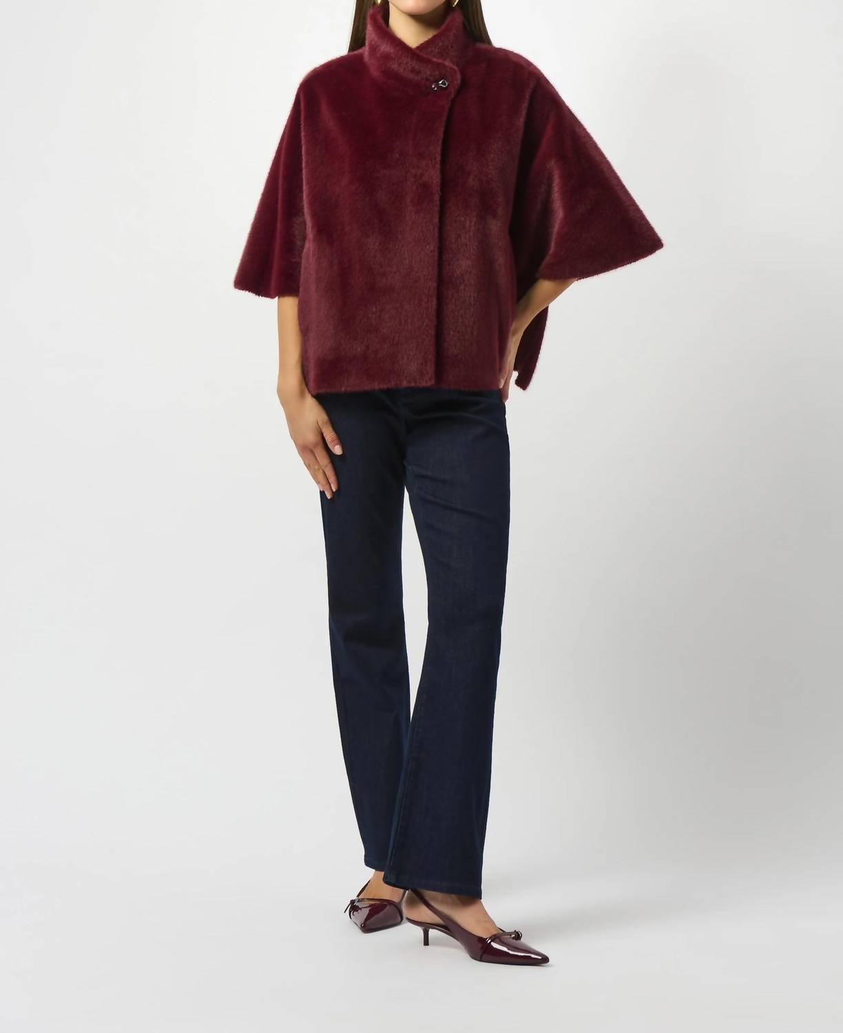 Joseph Ribkoff - Signature Faux Fur Cape