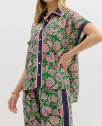 Entro - Sign Of The Times Patterned Shirt
