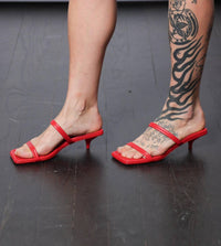 St. Agni - Women's Fine Strap Kitten Heel