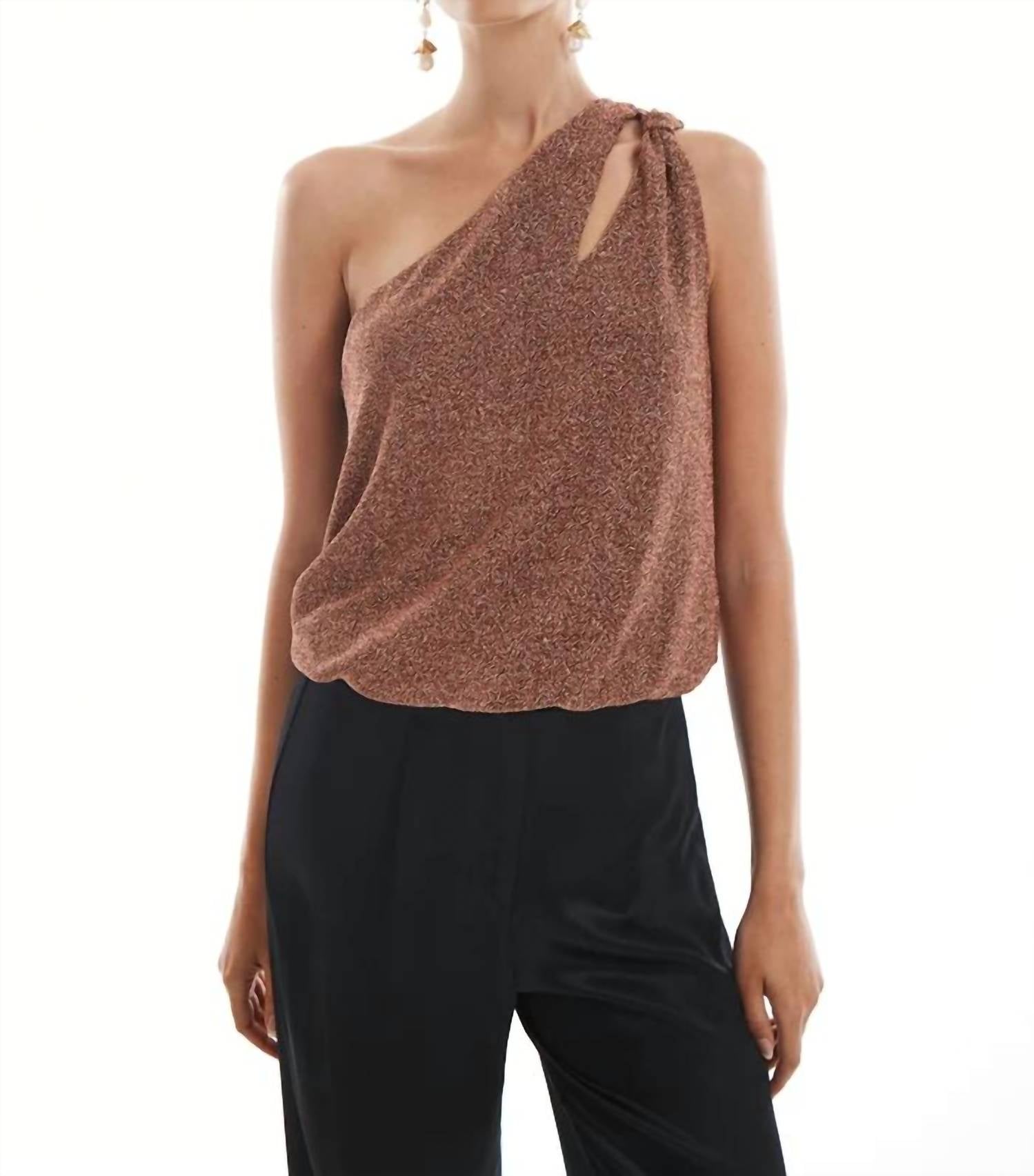 Tie One Shoulder Tank
