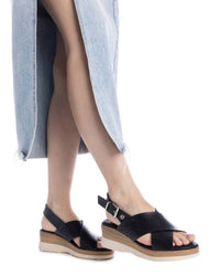 Xti - Women's Pu Wedge Sandal