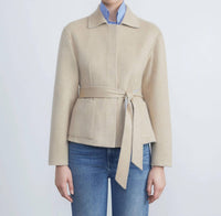 Lafayette 148 - Wool Cashmere Double Face Reversible Jacket