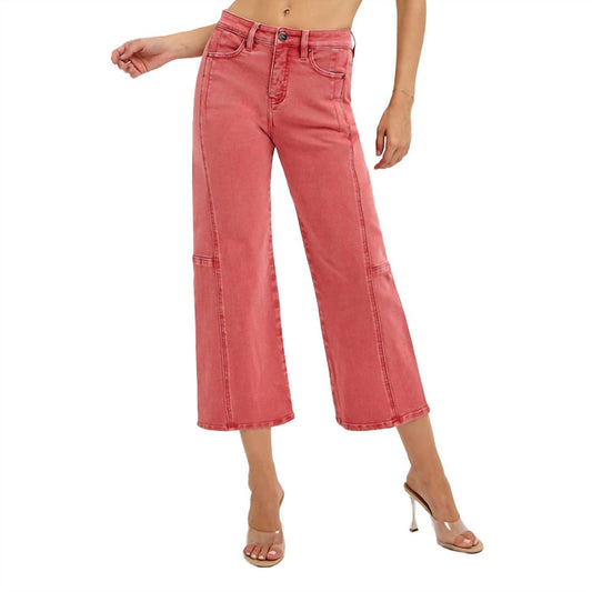 Risen - Sunsent High Rise Wide Leg Barrel Jeans
