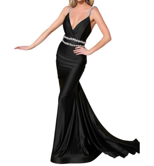 Jessica Angel - Backless Mermaid Evening Dress
