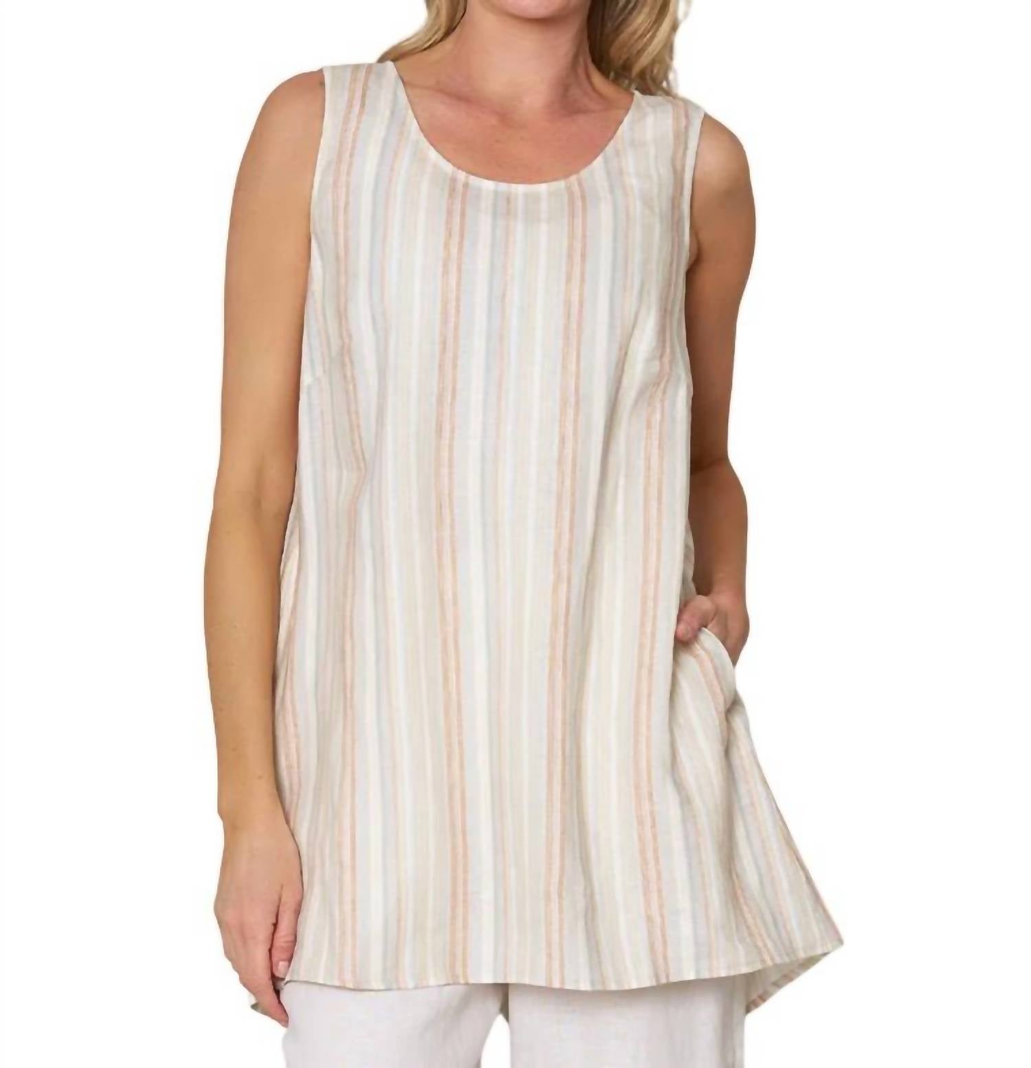 Stella Carakasi - Striped Santorini Top