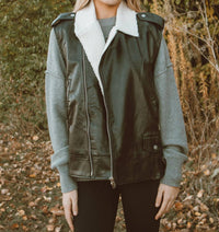 PROMESA Midnight Drive Motorcycle Vest in black - women's jacket