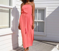 Baye London - Strapless Maxi Beach Dress