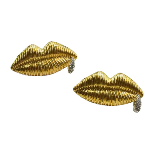 Schiaparelli - Women's Lip Earrings