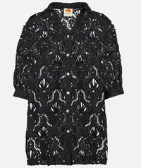 Farm Rio - Seashell Eyelet Shirt