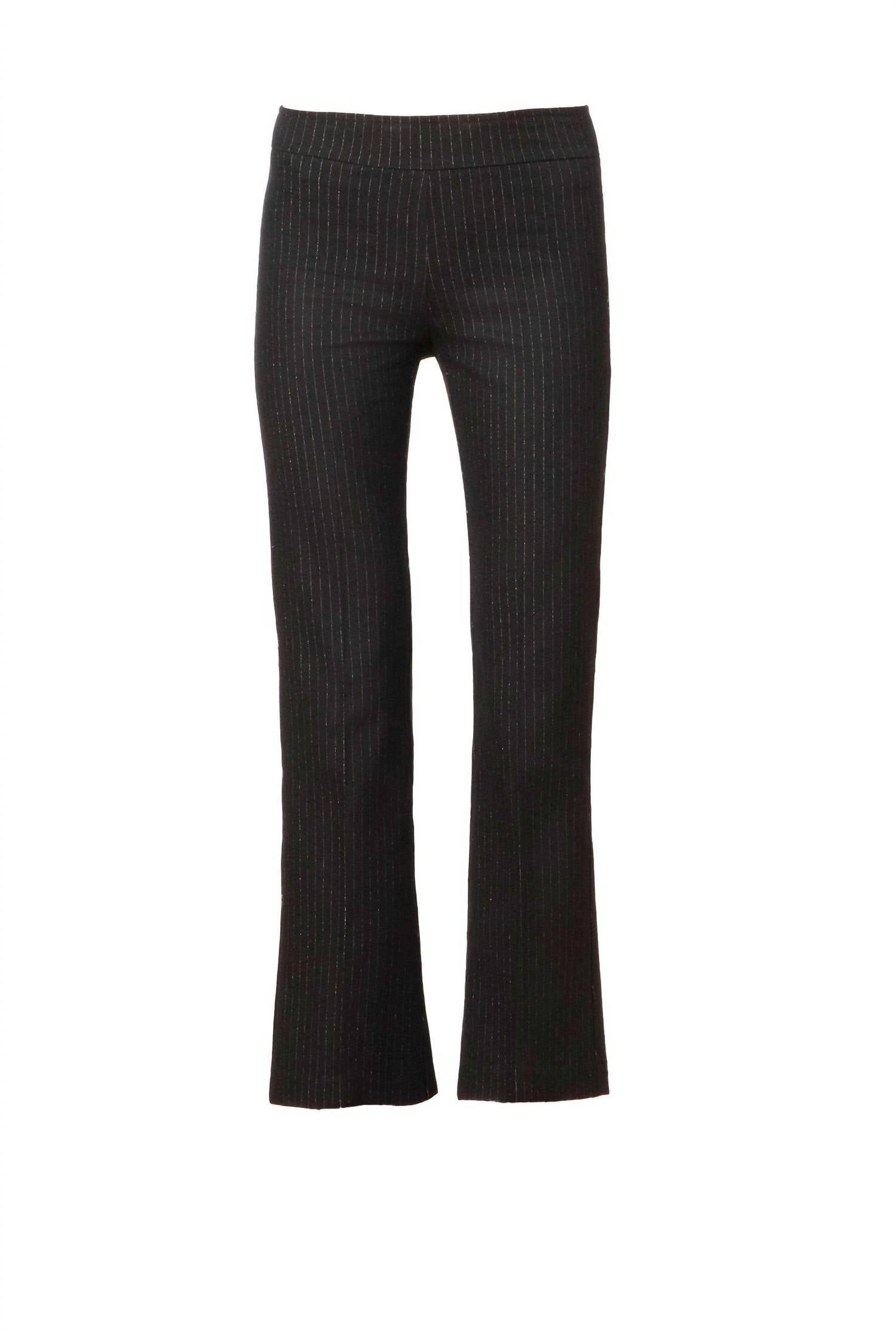 Avenue Montaigne Leo Flare Cut Pants in glitzine - women's pants - view 5