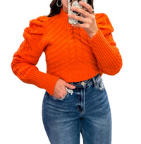 &Merci - Daydreaming Mock Neck Sweater