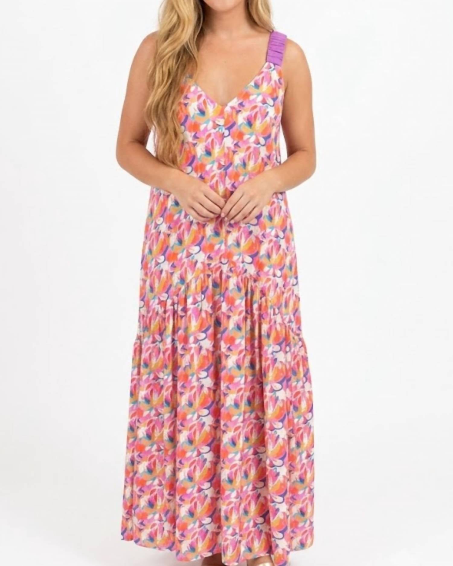 Yellow Lovebirds - Elvira Maxi Dress