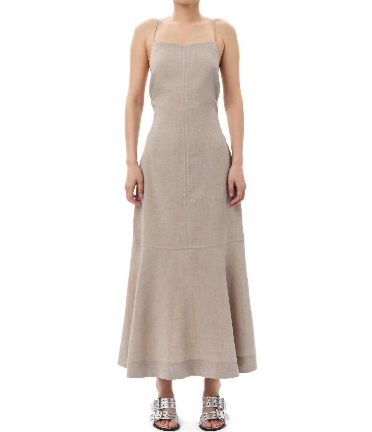 Ganni - Alfalfa Suiting Long Dress