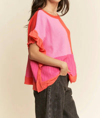 Davi & Dani - Lena Patchwork Top
