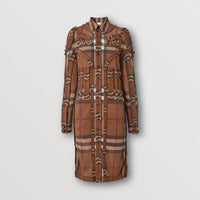 Burberry - Pleated Button-down Shirt Dress