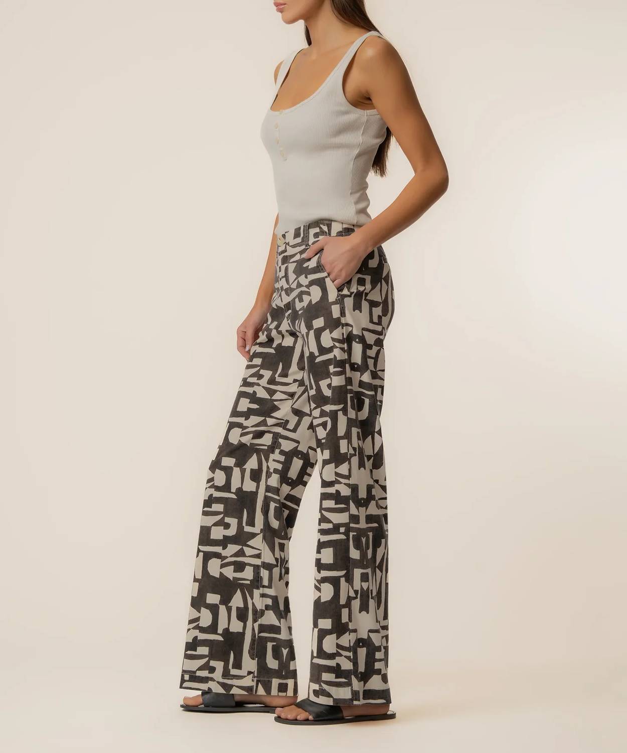 Kut From The Kloth - Meg Linen Wide Leg Pant
