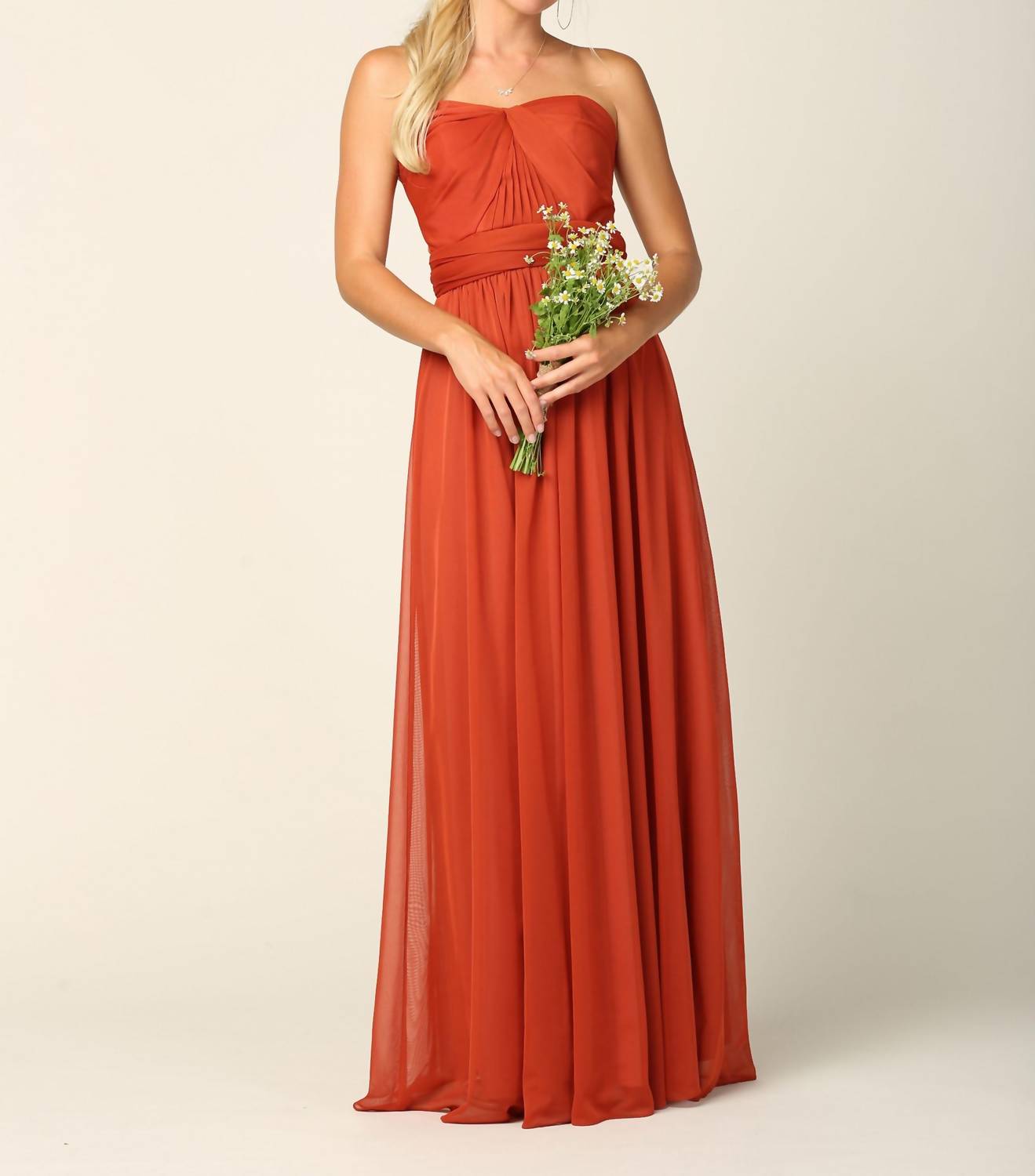 Eva - Convertible Long Bridesmaids Dress